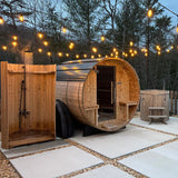 Minoan Bundle: Huntington Sauna + Glacier Cold Plunge + Ellipse Outdoor Shower (Onyx)
