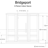 Bridgeport 6 Person Indoor Sauna