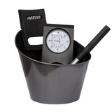 Harvia Onyx Bucket, Ladle, & Thermometer Kit