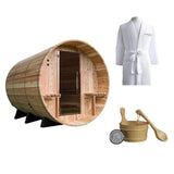 Minoan Bundle: Huntington Sauna + Bucket, Ladle, Thermometer & Robe