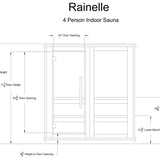 Rainelle 4 Person Indoor Sauna