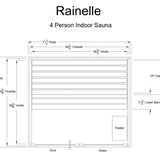 Rainelle 4 Person Indoor Sauna